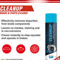 SparesZone brake and parts cleaner can with text on a white background
