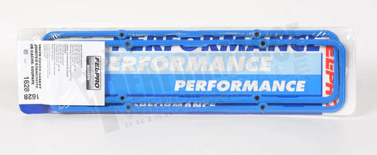 Felpro Valve Cover Gasket Suit Small Block Chev ~ Silicone Molded Rubber W/Steel Core, Steel Compression Limiters by SS Racetech Rods & Customs