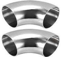 316 1 1/4" X 1.6 90 degree 316 stainless bend