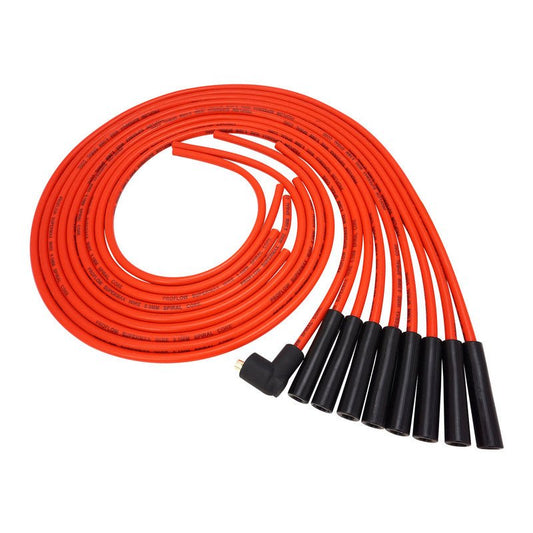 PFE - L85180R Proflow SuperMax Wire, Ignition Lead Kit, 8.5mm Spiral Core, Red, Straight Plug, Hei & Socket Cap, Universal, V8 with Separator SetSS Racetech Rods & CustomsELECTRICAL
