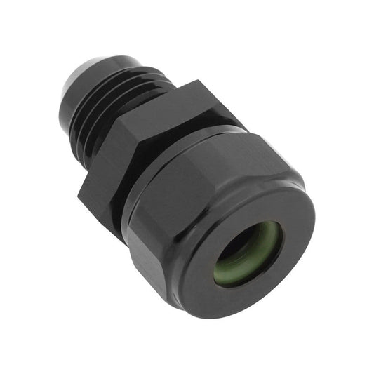 PFE631 - 06 - 06 Proflow Barb End Adaptor, Suit 3/8'' Barb to AN6 Male, Black, EachSS Racetech Rods & CustomsSPEEDFLOW FITTINGS