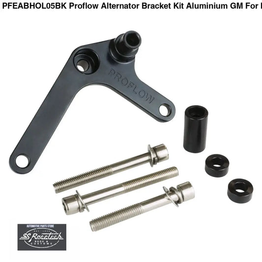 PFEABHOL05BK Proflow Alternator Bracket Kit Aluminium GM For Holden VE-VF Commodore LS3/L92 Black ALTERNATOR’S &
