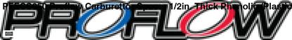 PFECS050 Proflow Carburettor Spacer 1/2in. Thick, Phenolic /Plastic 4 Port 4150, each - SS Racetech Rods & Customs