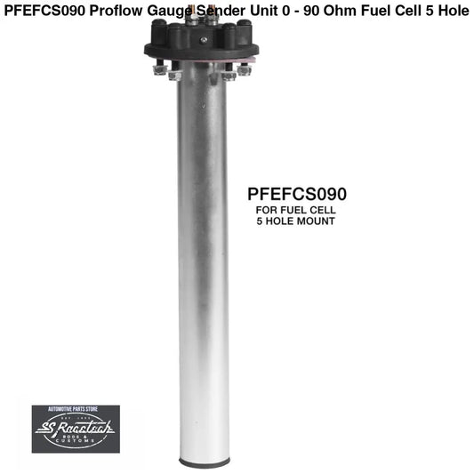 PFEFCS090 Proflow Gauge Sender Unit - 90 Ohm Fuel Cell 5 Hole Mount 260mm Tall FUEL SYSTEMS