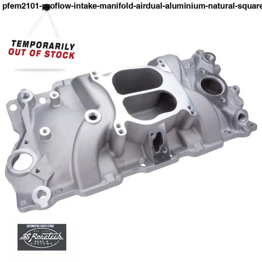 PFEM2101 Proflow Intake Manifold AirDual Aluminium Natural Square/Spread Bore For Chevrolet Small Block INTAKE MANIFOLDS