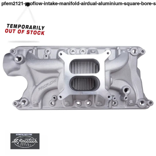 PFEM2121 Proflow Intake Manifold AirDual Aluminium Square Bore SB For Ford 289 302W each INTAKE MANIFOLDS