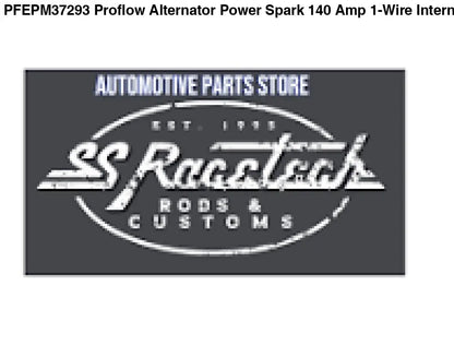 PFEPM37293 Proflow Alternator Power Spark 140 Amp 1-Wire Internal Regulator Chrome V-Belt Chev For Holden Commodore