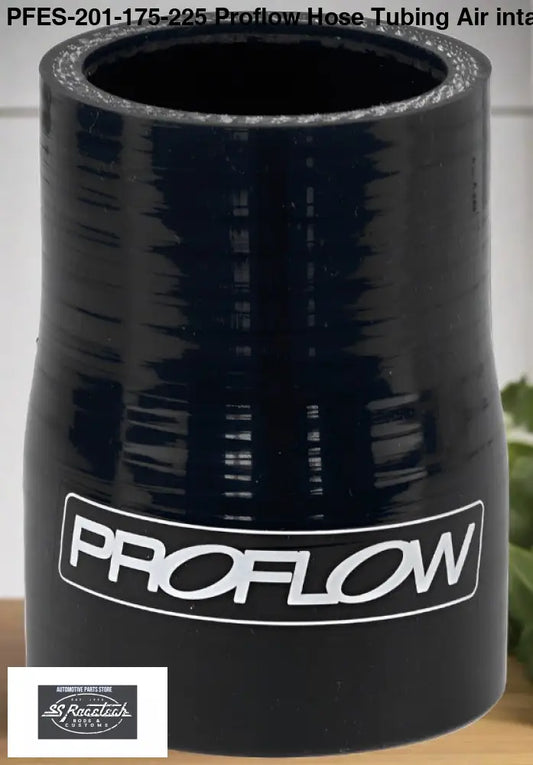 PFES-201-175-225 Proflow Hose Tubing Air intake Silicone Reducer 1.75in. - 2.25in. Straight Black SILICONE HOSE & BENDS