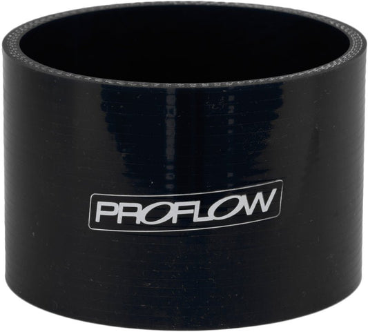 PFES101 - 500B Proflow Hose Tubing Air intake, Silicone, Straight, 5.00in. Straight 3in. Length, Black - Race Ready Gear