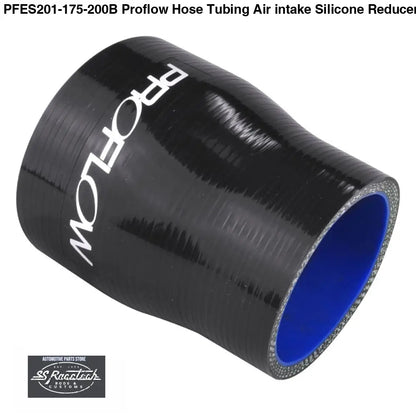 PFES201-175-200B Proflow Hose Tubing Air intake Silicone Reducer 1.75in. - 2.00in. Straight Black SILICONE HOSE & BENDS