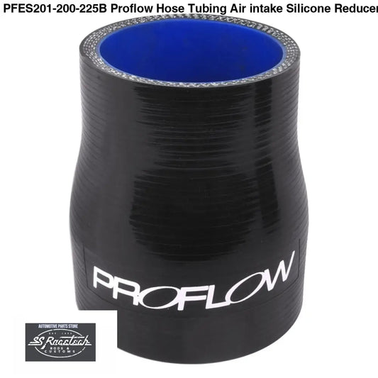 PFES201-200-225B Proflow Hose Tubing Air intake Silicone Reducer 2.00in. - 2.25in. Straight Black SILICONE HOSE & BENDS