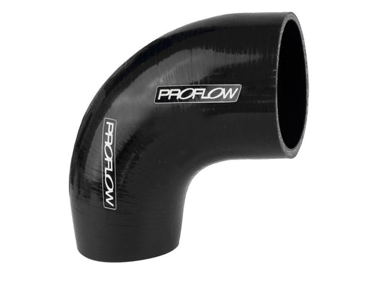 PFES203 - 350 - 400B Proflow Hose Tubing Air intake, Silicone, Reducer, 3.50in. - 4.00in. 90 Degree Elbow, BlackSS Racetech Rods & CustomsSILICONE HOSE & BENDS