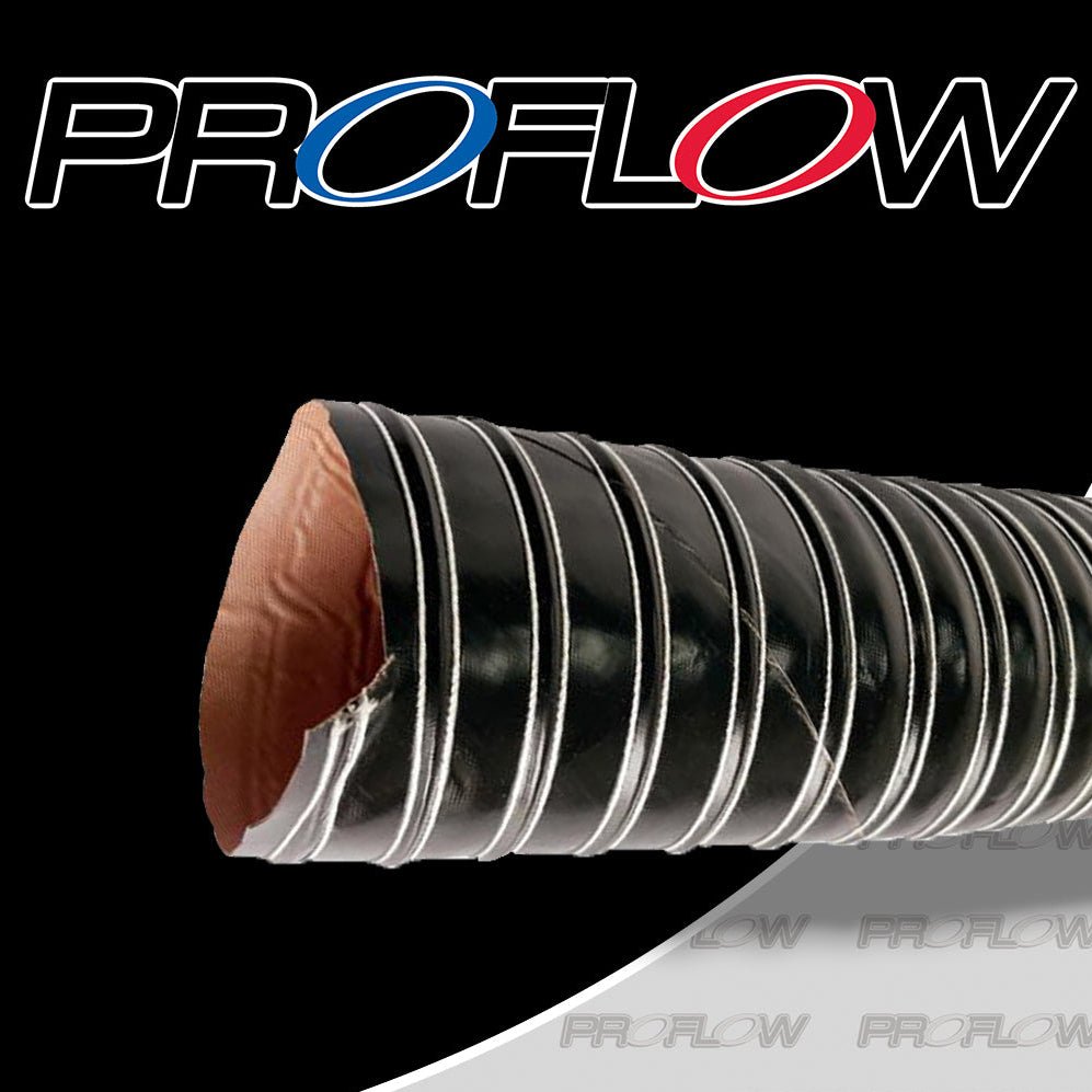 PFESBD063 - 2 Proflow Silicone Brake Duct Hose 2.5 inch, 2 Metre Length, Black, 63mm ID, 68mm ODSS Racetech Rods & CustomsSILICONE HOSE & BENDS
