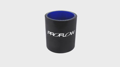 PFES101-175B Proflow Hose Tubing Air intake, Silicone, Straight, 1.75in. Straight 100mm Length, Black