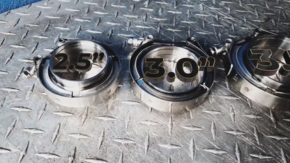 Stainless steel v-band KIT 2.5" -Racecraft