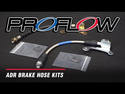 PFE Brake Hose, Stainless Steel Braided PTFE Hose, For Ford, 9 Inch Universal, XB XC ZG ZH Disc Rear,PFE-BH1083SS
