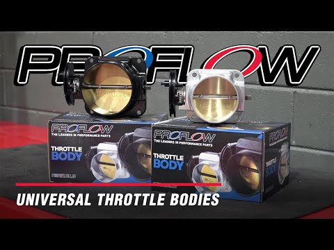 PFETBLS102BK Proflow Throttle Body, 102mm Bore Size, MPI, For Holden Commodore LS Engines, Billet Aluminium, Black