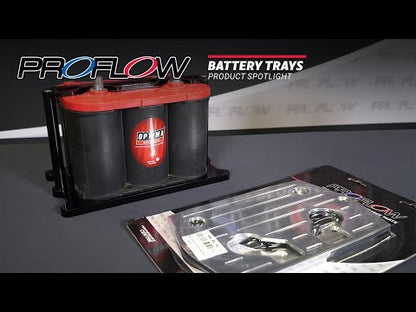 Proflow PFE-R6323BK Battery Hold-Down | Billet Aluminium | Black | Optima 34/78 & 34 Series