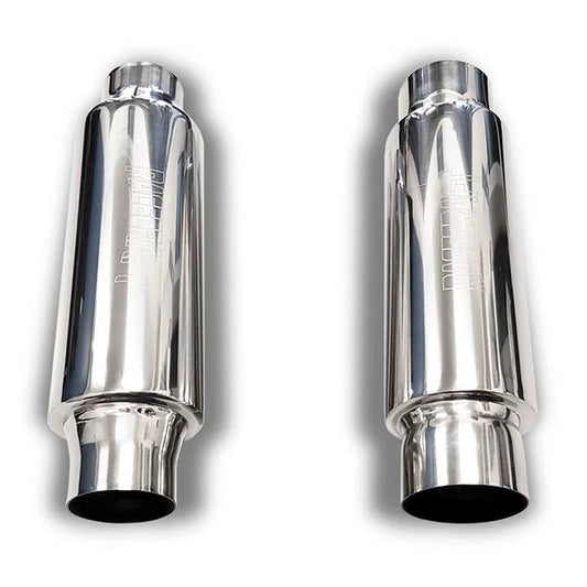 Racecraft Stainless Resonators 3" - SS Racetech Rods & Customs