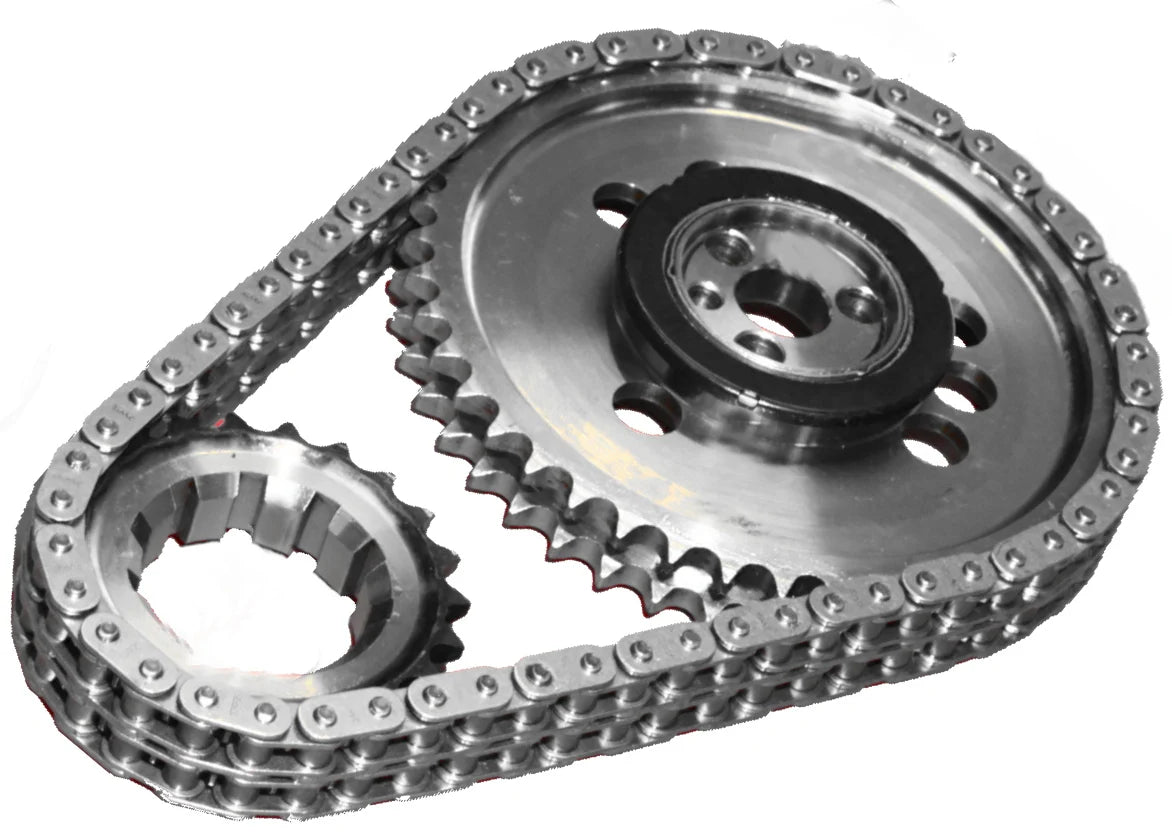 CS1195 - Rollmaster Double Row Timing Chain Set .005" Line Bore Suit LS3 / LS7 With 3 Bolt Camshaft, 4 Trigger Sensors by SS Racetech Rods & Customs