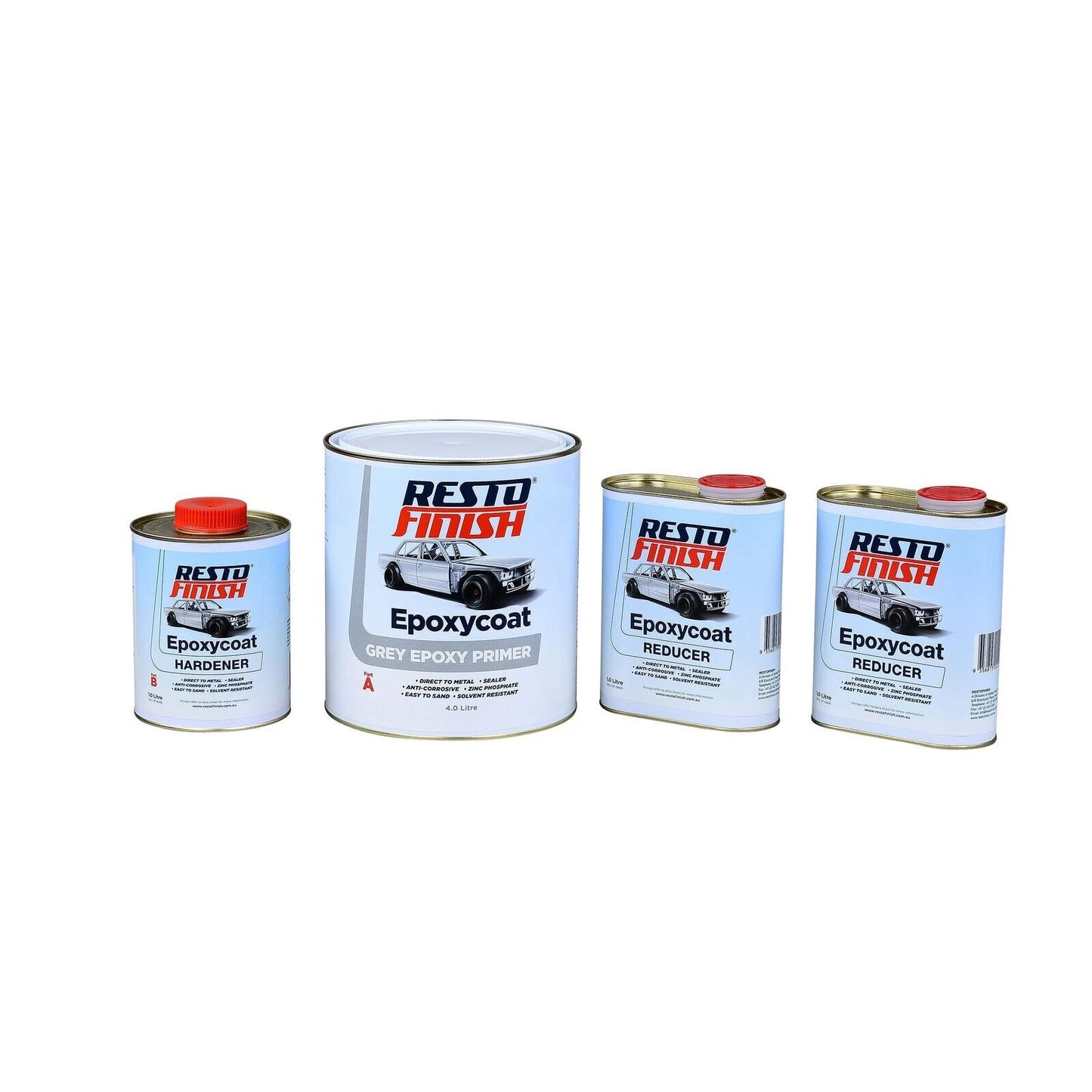 RESTOFINISH  EPOXY PRIMER GREY 7LTR KIT - RESTO-EPOXYGREY