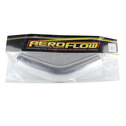 AF8602-300 - Aeroflow aluminium mandrel 45° 3.0" Diameter X 2MM wall with 140MM legs