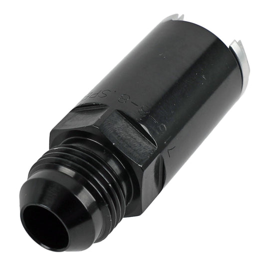 715-06-05-BLK -6 male to 5/16" EFI tube adapter - SS Racetech Rods & Customs