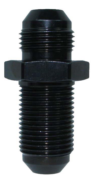 832-08-BLK -8 flare bulkhead - SS Racetech Rods & Customs