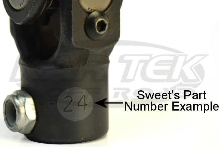 SWT0606 Steering Universal Joint 3/4 Smooth To 3/4 Smooth Steering Shaft