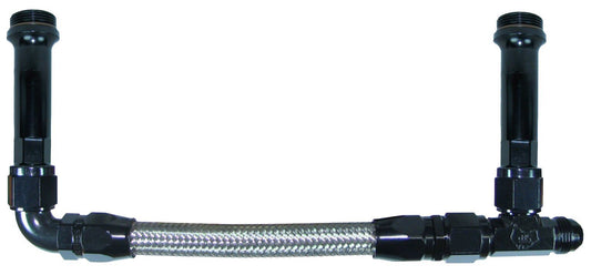 162-08-T-BLK  dominator carb kit - teflon hose blk