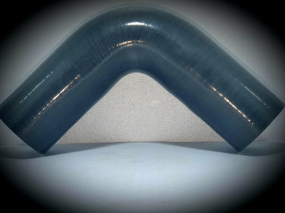 Silicone Bend 90 Degree 1.5 Inch - Black (38mm x 38mm) by SS Racetech Rods & Customs