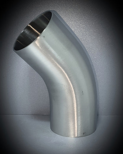 316 2.5" X 1.6 45 degree 316 stainless bend