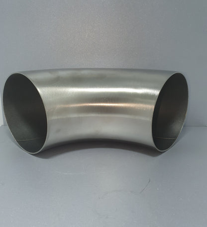 316 4" 90 degree 316 stainless bend - POLISHED
