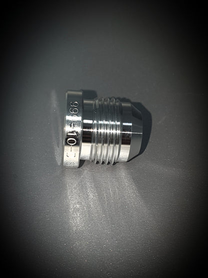 999-10-D  -10 male weld bung - aluminum