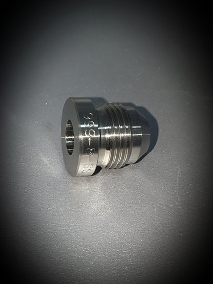 999-08-SS -8 male weld bung stainless steel - SS Racetech Rods & Customs