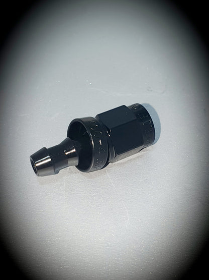 401-04-BLK -4 Straight hose end