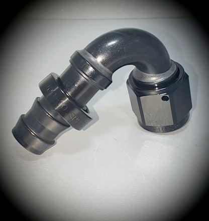 404-10-BLK -10 120 degree hose end