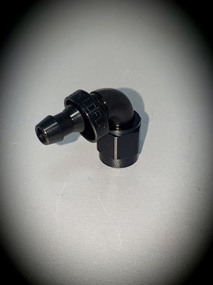 403-04-BLK -4 90 degree hose end