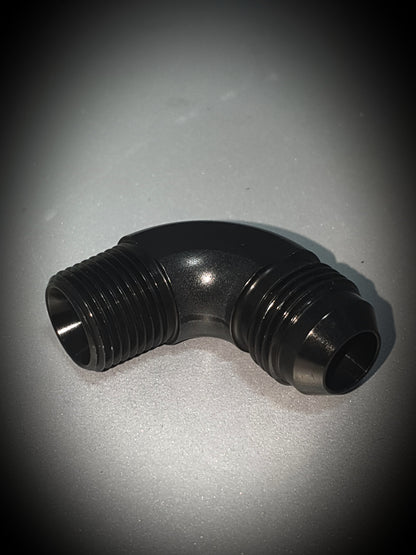 822-08-blk -8 to 3/8" NPT 90 degree
