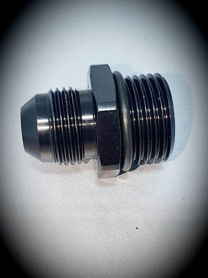 920-08-10-BLK -8 male to -10 o-ring port - SS Racetech Rods & Customs