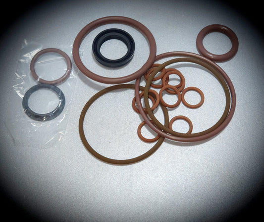 FOX-80300218A Fox 3.5" Five Tube Bypass Shock Viton O-Ring Rebuild Kits For 1" Shaft With 3.0" Reservoir - SS Racetech Rods & Customs