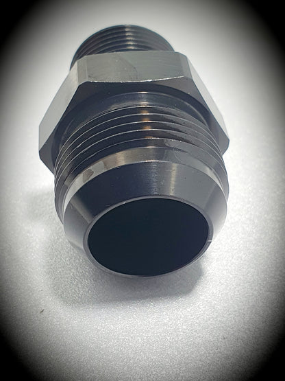 816-16-12-BLK -16 flare to 3/4 NPT adapter - SS Racetech Rods & Customs