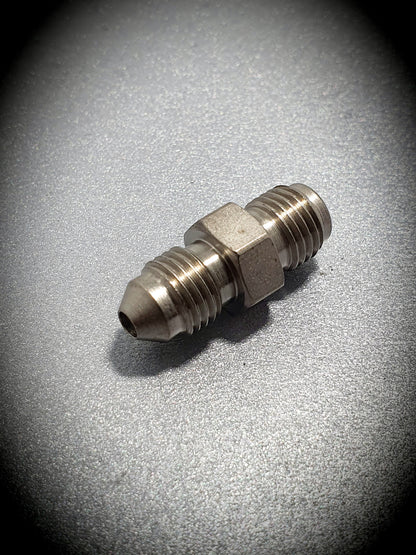 340-03 -3 male to 3/8" - 24 male inv - SS Racetech Rods & Customs