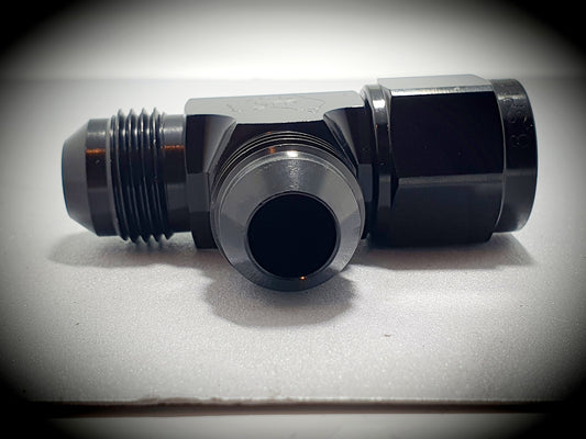 145-08-BLK -8 tee swivel on run - SS Racetech Rods & Customs
