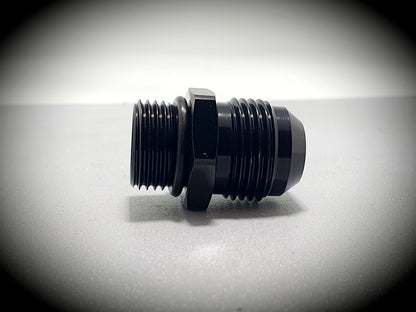920-10-08-BLK -10 male to -8 o-ring port - SS Racetech Rods & Customs
