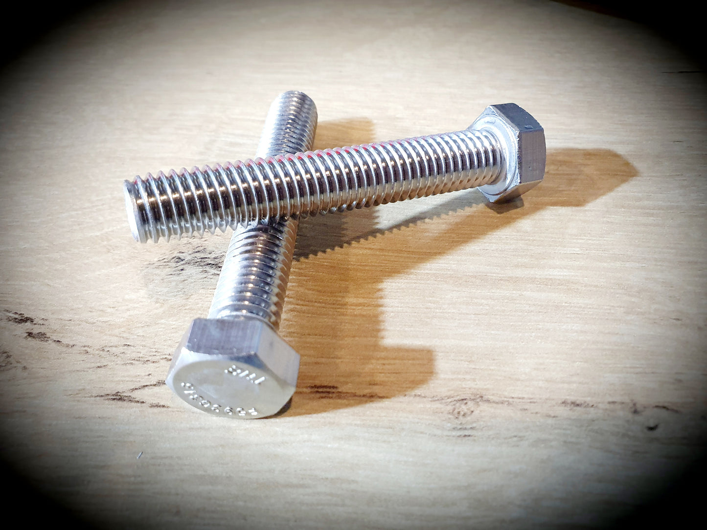 UNC 316 stainless hex bolt 1/2" X 3"