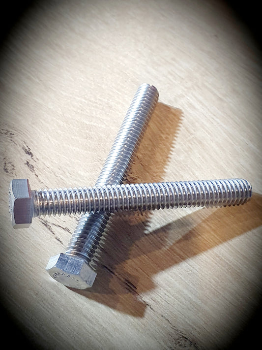 UNC 316 STAINLESS HEX BOLT 3/8" X 3"