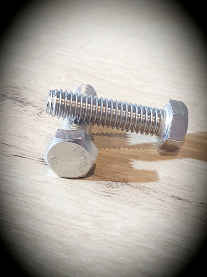 UNC 316 stainless hex bolt 3/8 X 1 1/2