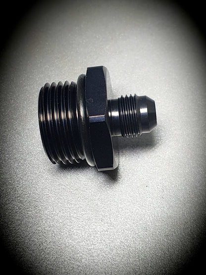 920-06-12-BLK -6 male to -12 o-ring port