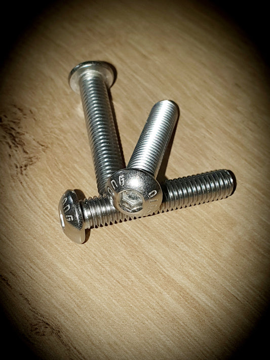 Button head screw s/s  M8 X 40